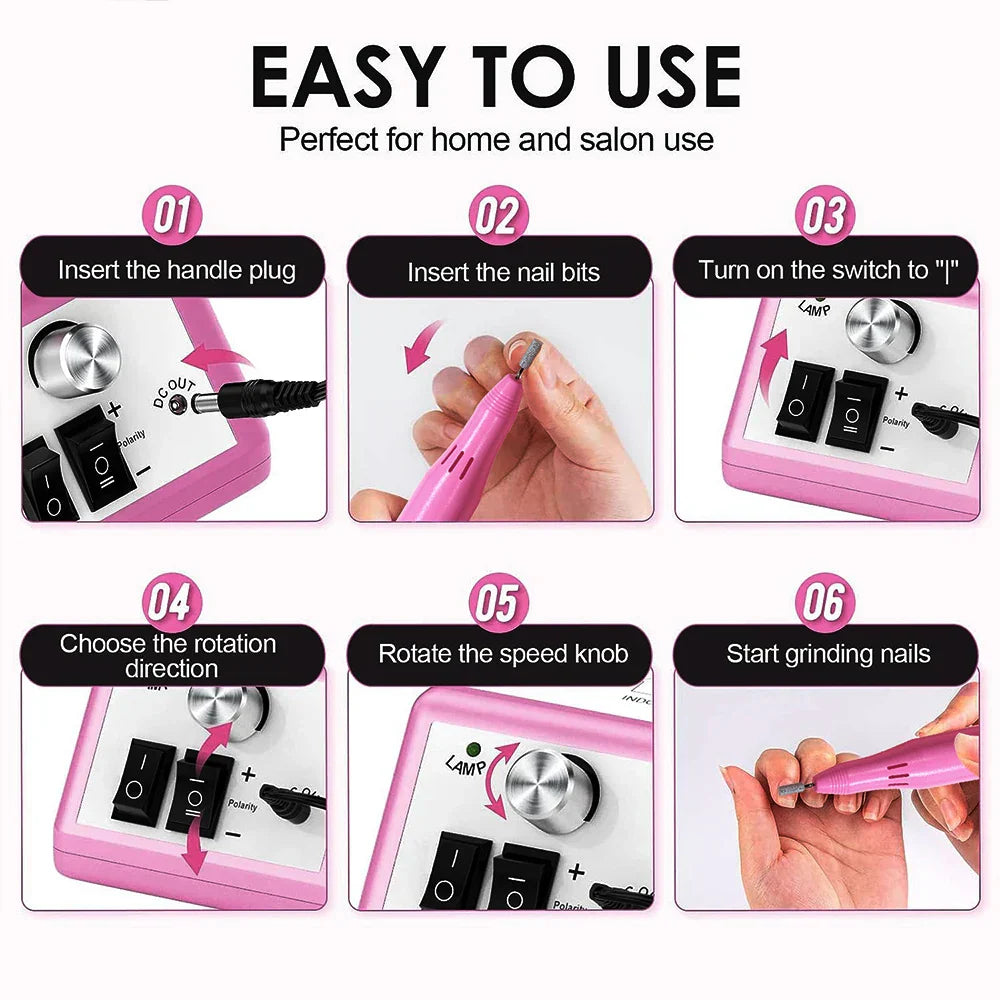 Electric Nail Drill Kit