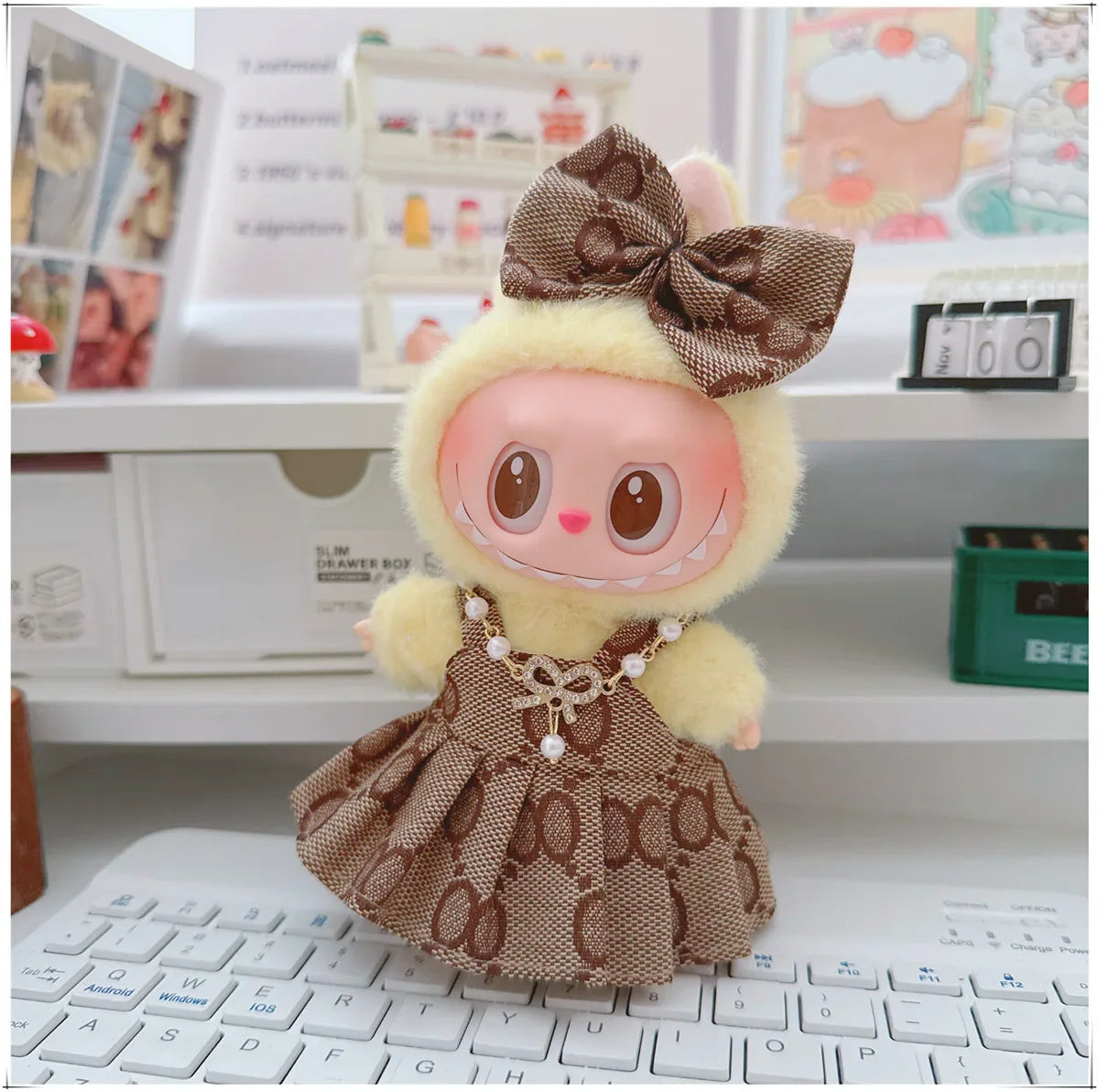 Labubu Sitting Party Outfit Set