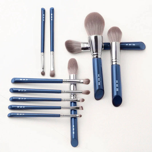 MyDestiny 11PCS Azure Blue Brush Set
