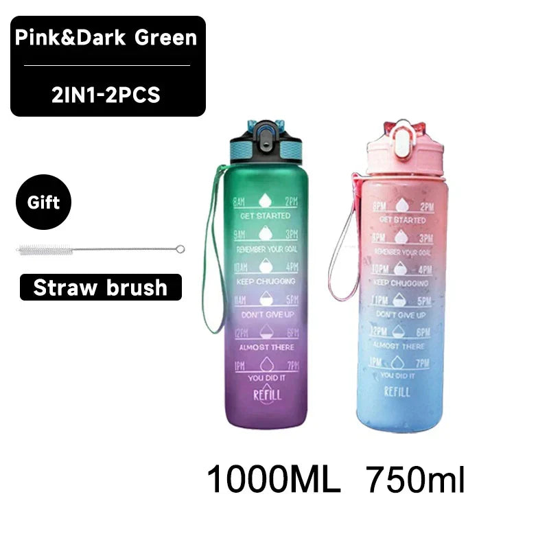 Colorful Plastic Water Bottle For Gym