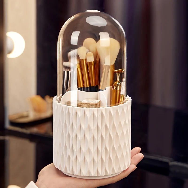 Rotary Lid Makeup Organize