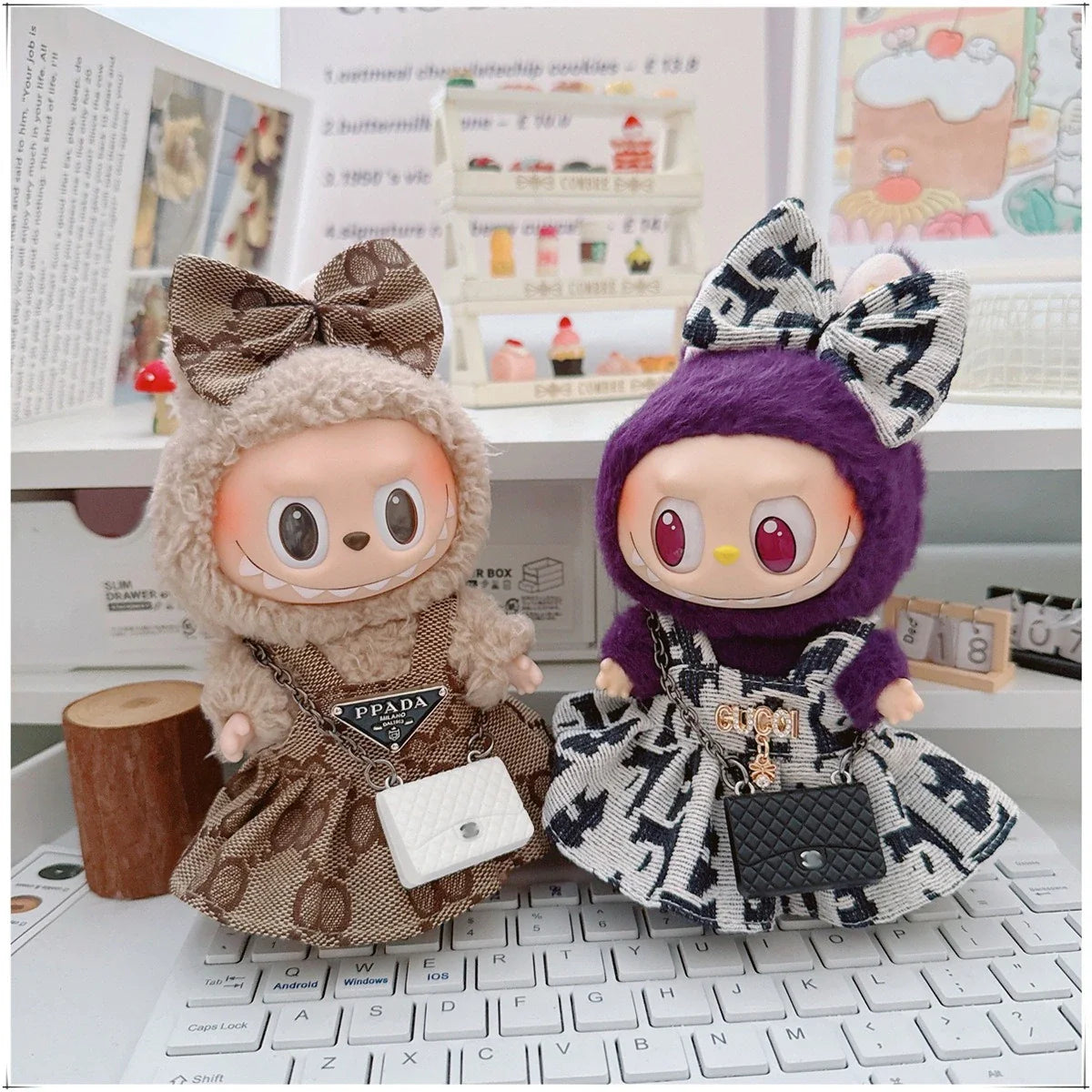 Labubu Sitting Party Outfit Set