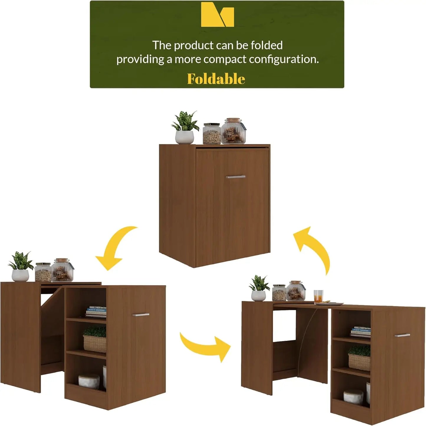 Modern Folding Corner Desk