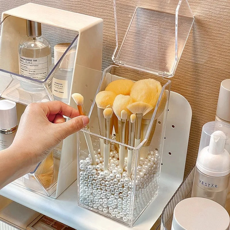 Rotating Multi-Layer Cosmetic Organizer