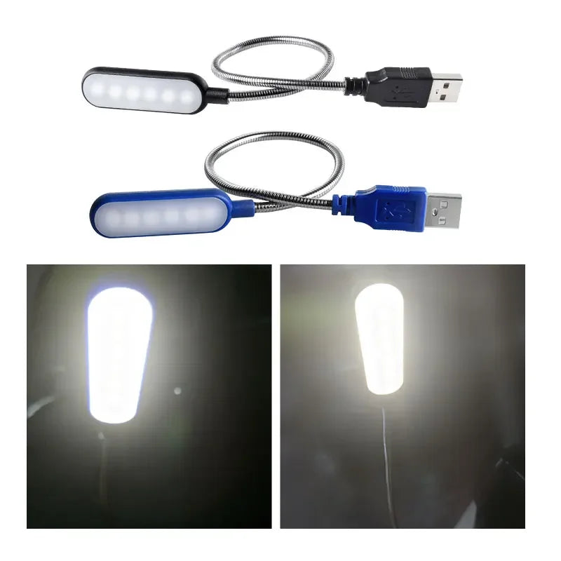 Mini USB Flexible Book Light