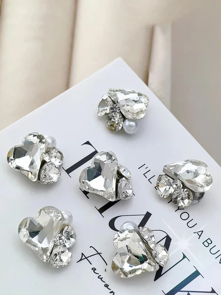 Heart & Irregular Nail Rhinestones