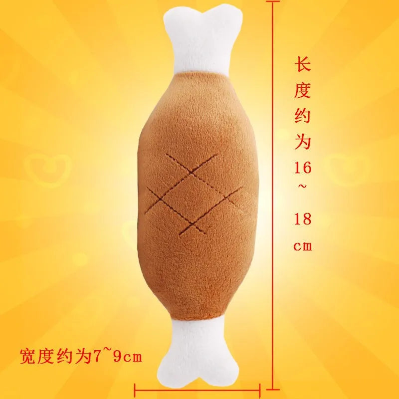 YOUSE Plush Animal Squeaky Pet Toy