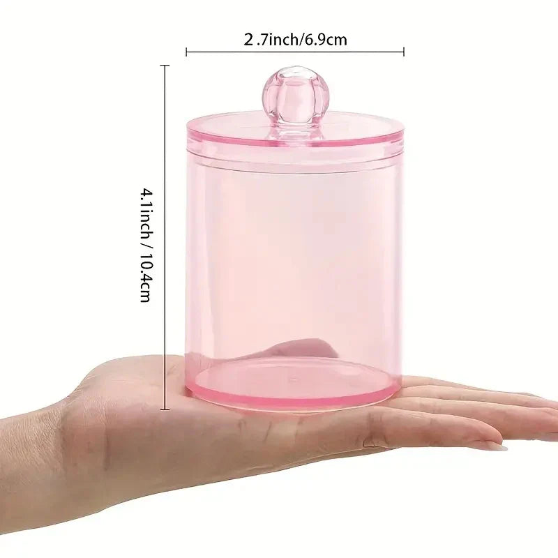 Transparent Cotton Swab Organizer Box