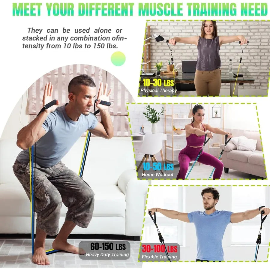 Resistance Bands Set with Handles