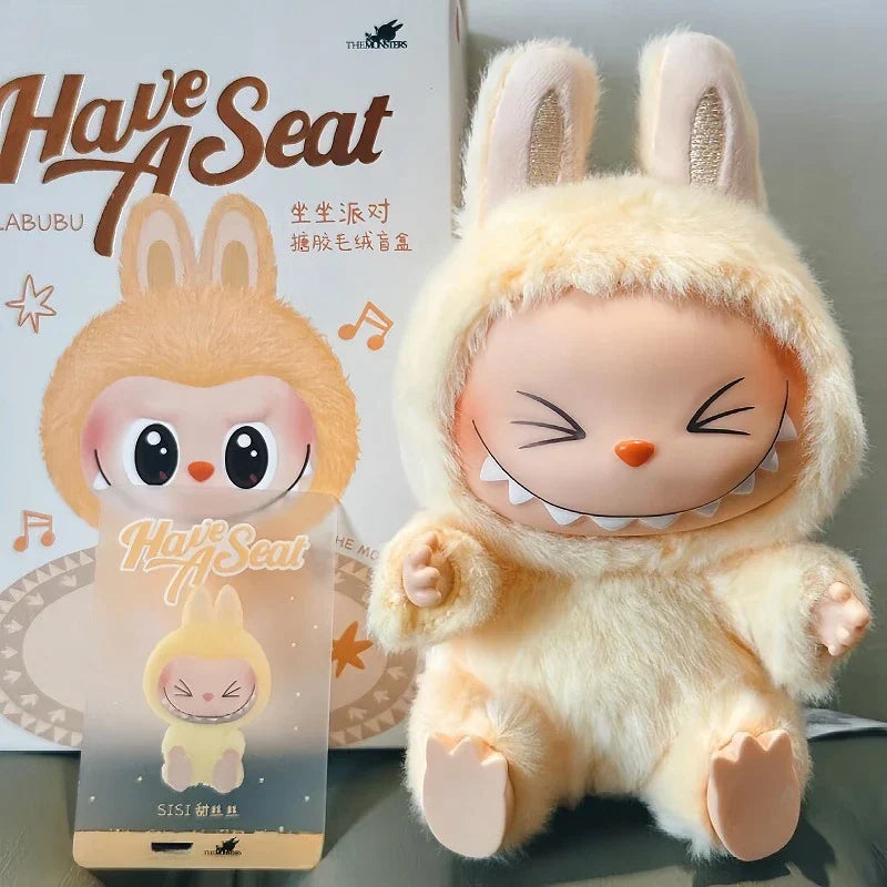 Labubu 2nd Gen Sitting Plush Keychain