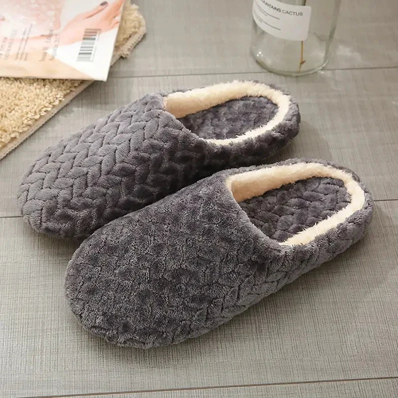 CozyStep Unisex Fluffy Slippers