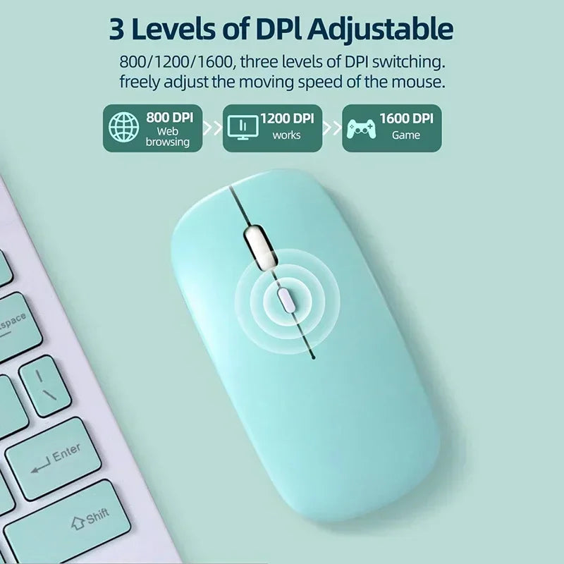 Portable Wireless Bluetooth Mouse