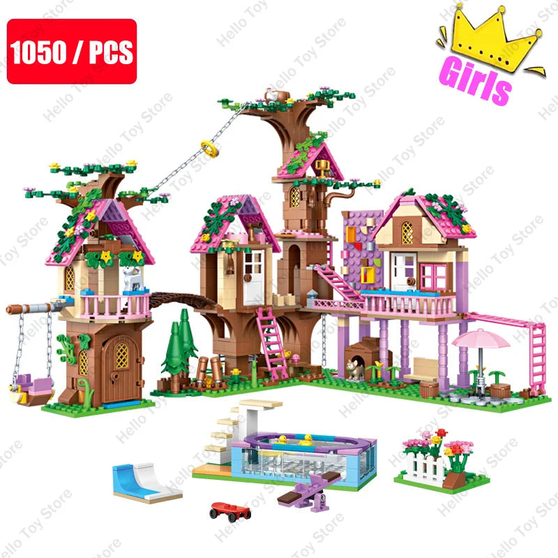 Girls Tree House Blocks