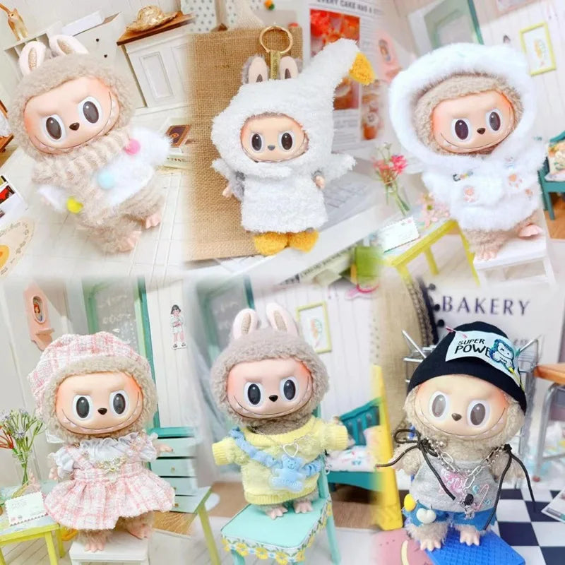 Yoocour Labubu Furry Puppy Onesie Set