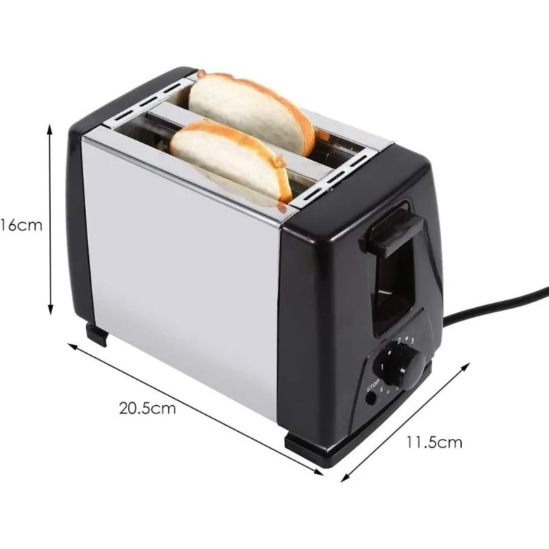 DUTRIEUX 2-Slice Stainless Steel Toaster