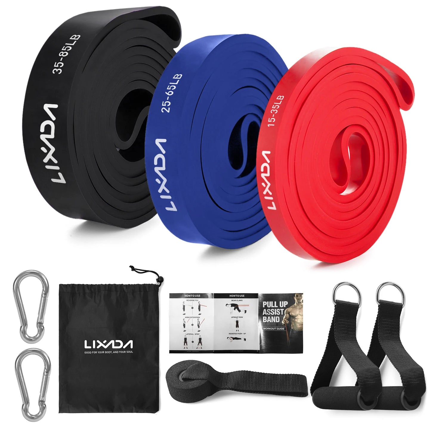 Lixada 5-Pack Resistance Bands