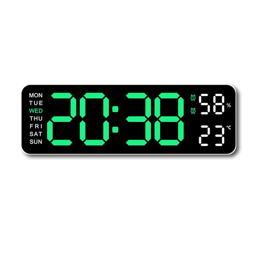 Digital LED Alarm Wall Clock