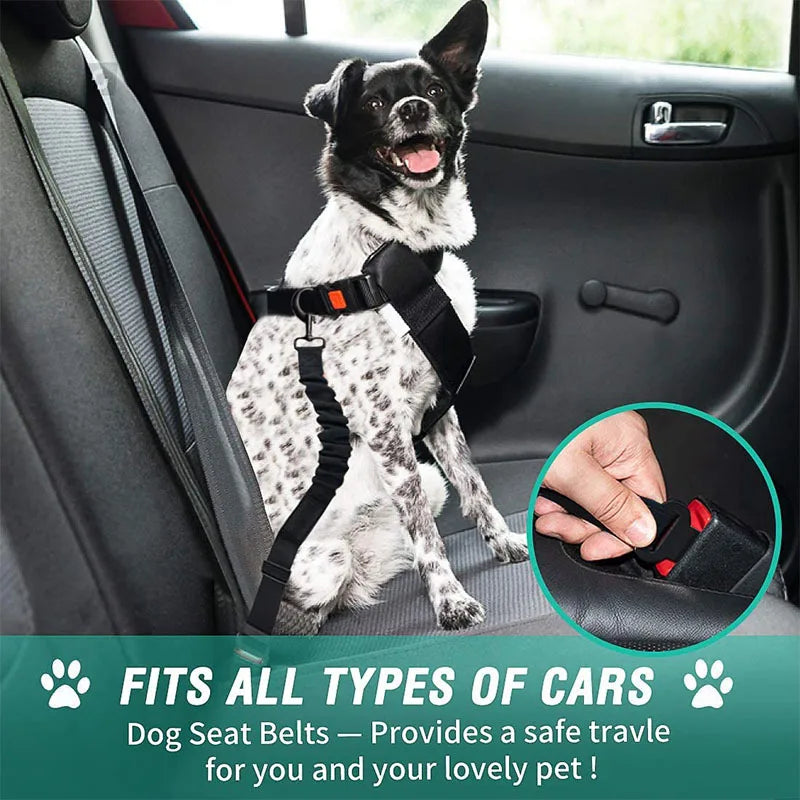 Adjustable Dog Car Seat Harness