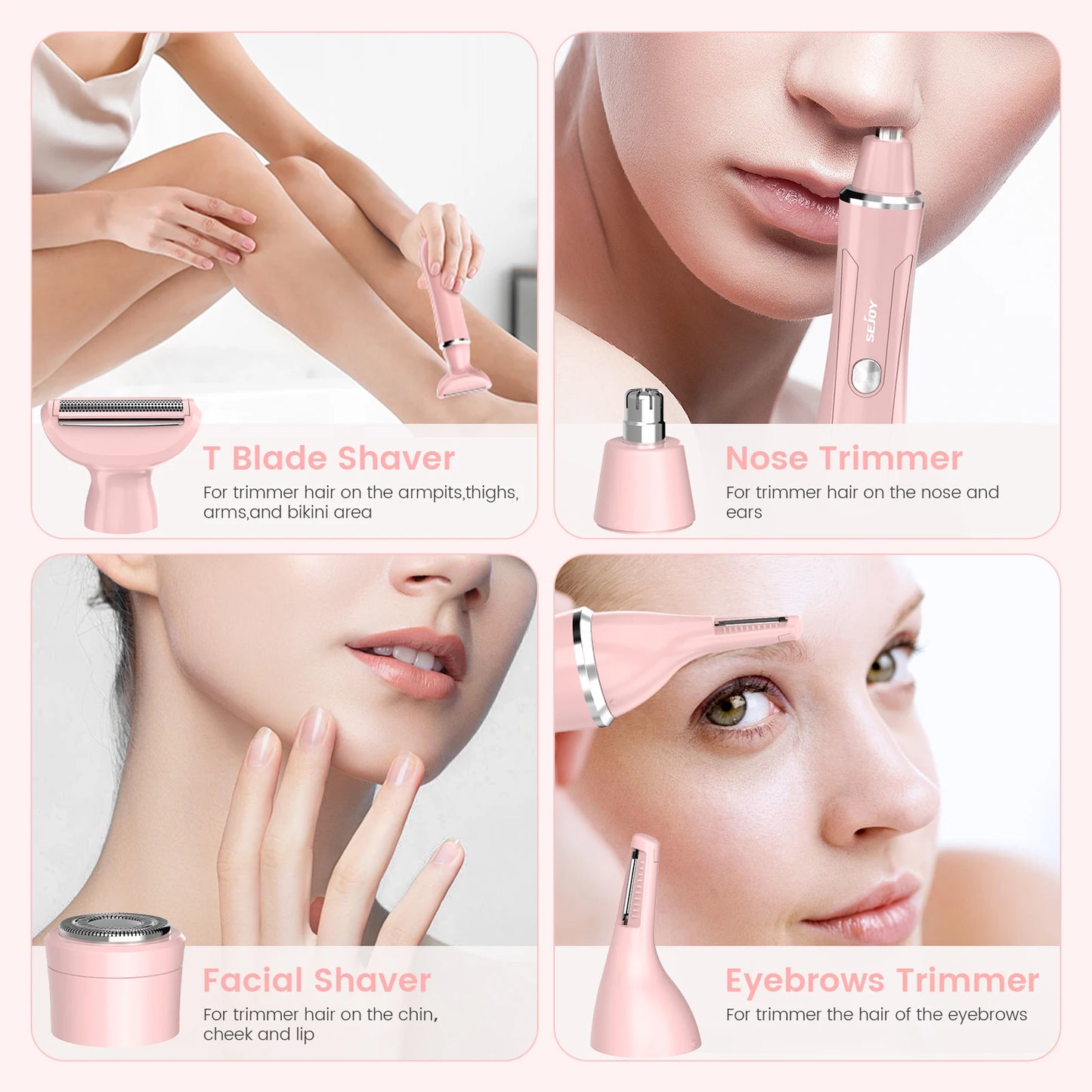 Sejoy 4-in-1 Lady Shaver