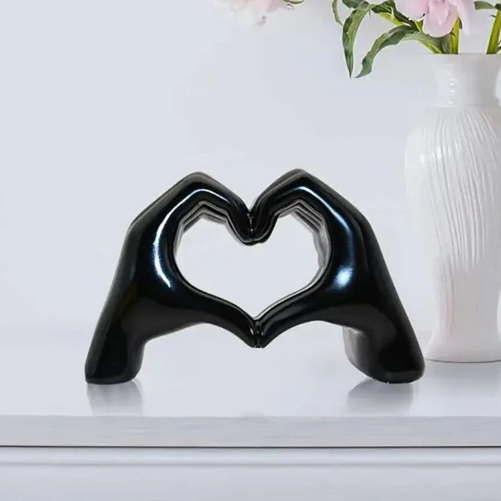 Resin Love Gesture Sculpture