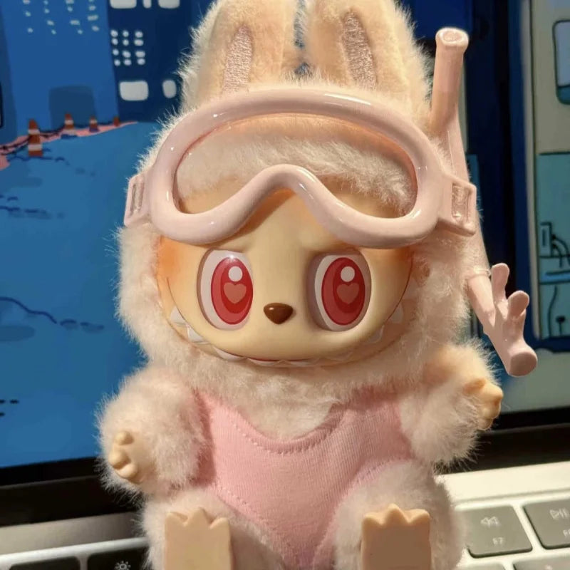 Labubu Pink Swimsuit Outfit Set