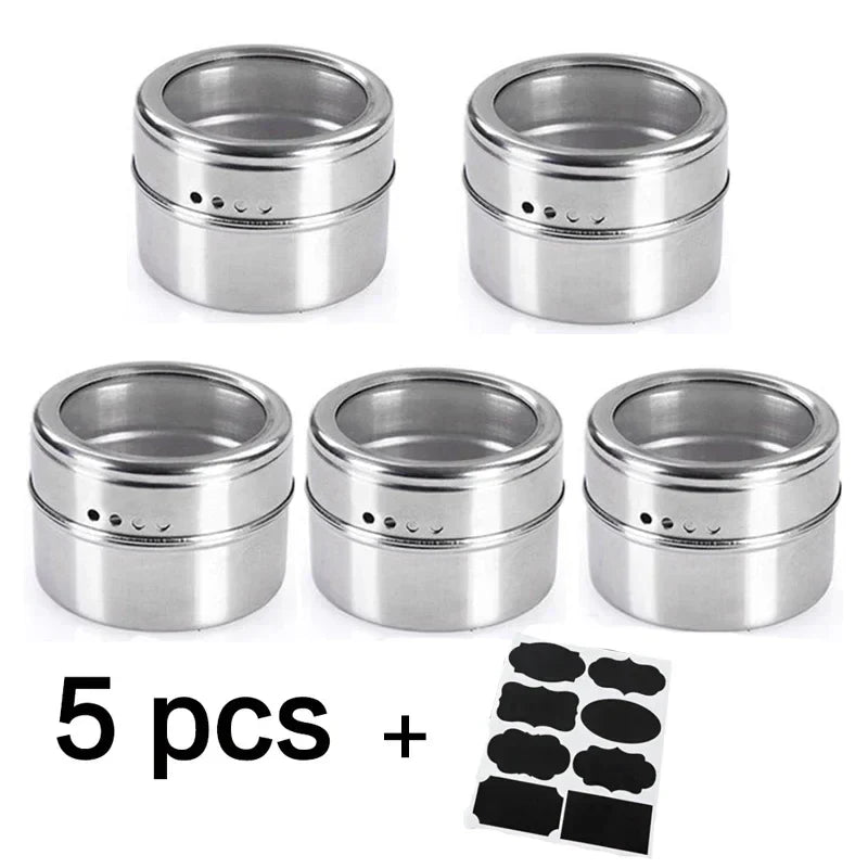 Stainless Steel Spice Tin Rack