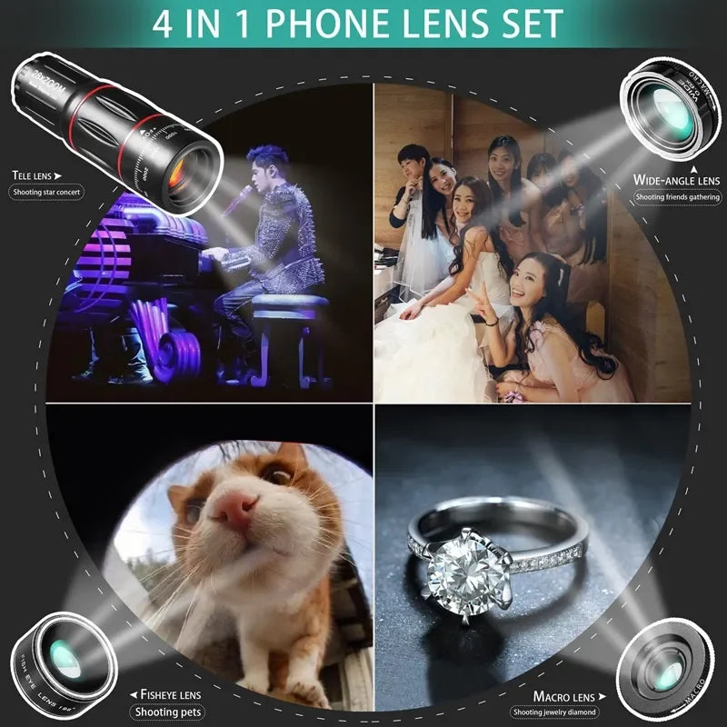 28X Telephoto Phone Lens