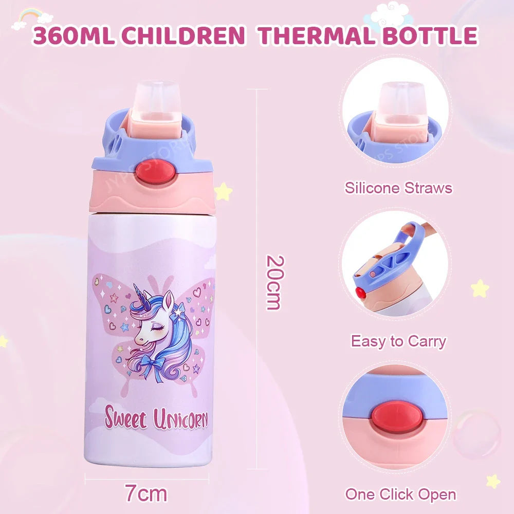 Kids Stainless Steel  Water Bottle For School