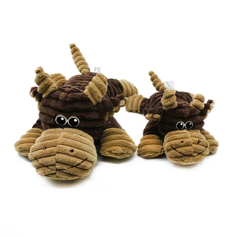 Squeaky Bear Plush Dog Toy