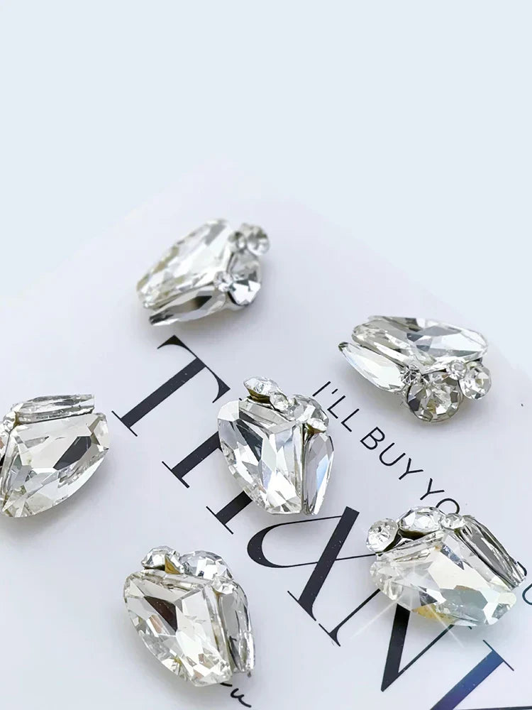Heart & Irregular Nail Rhinestones