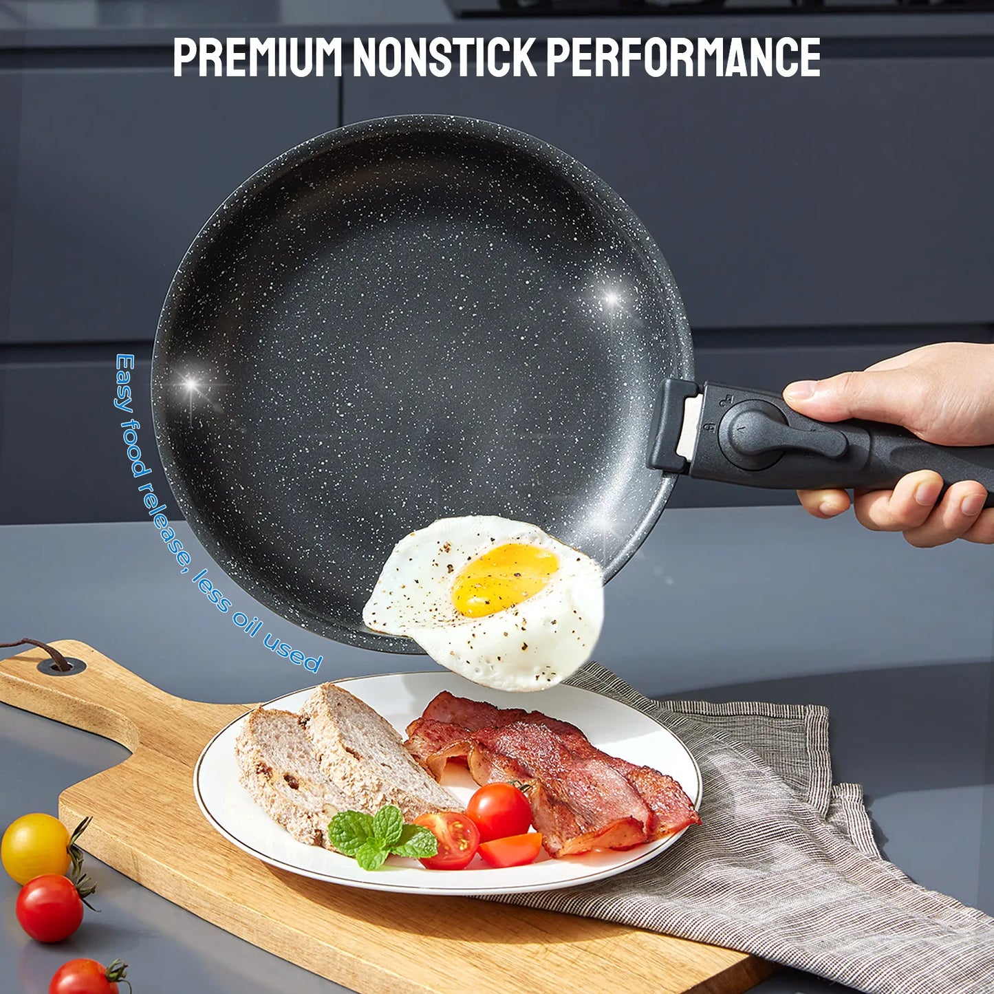 Nonstick Stackable Pots and Pans