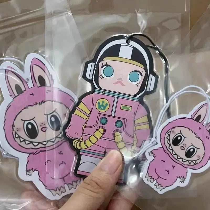 Labubu Cartoon Car Air Freshener Pendant
