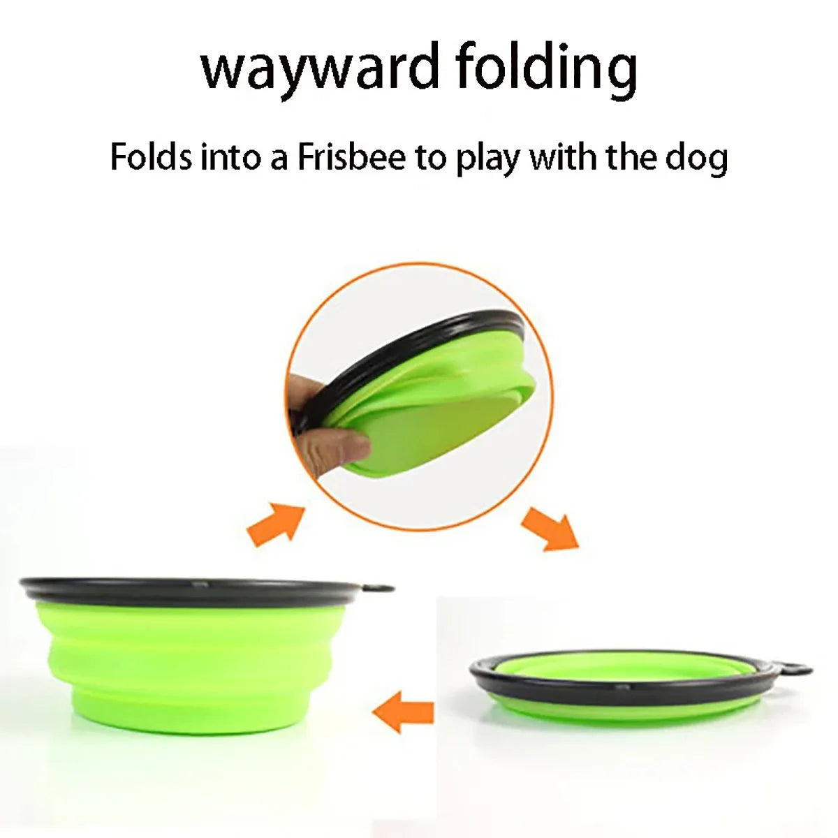 Portable Folding Silicone Pet Bowl