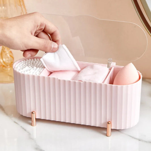 Transparent Cotton Pad Organizer Box