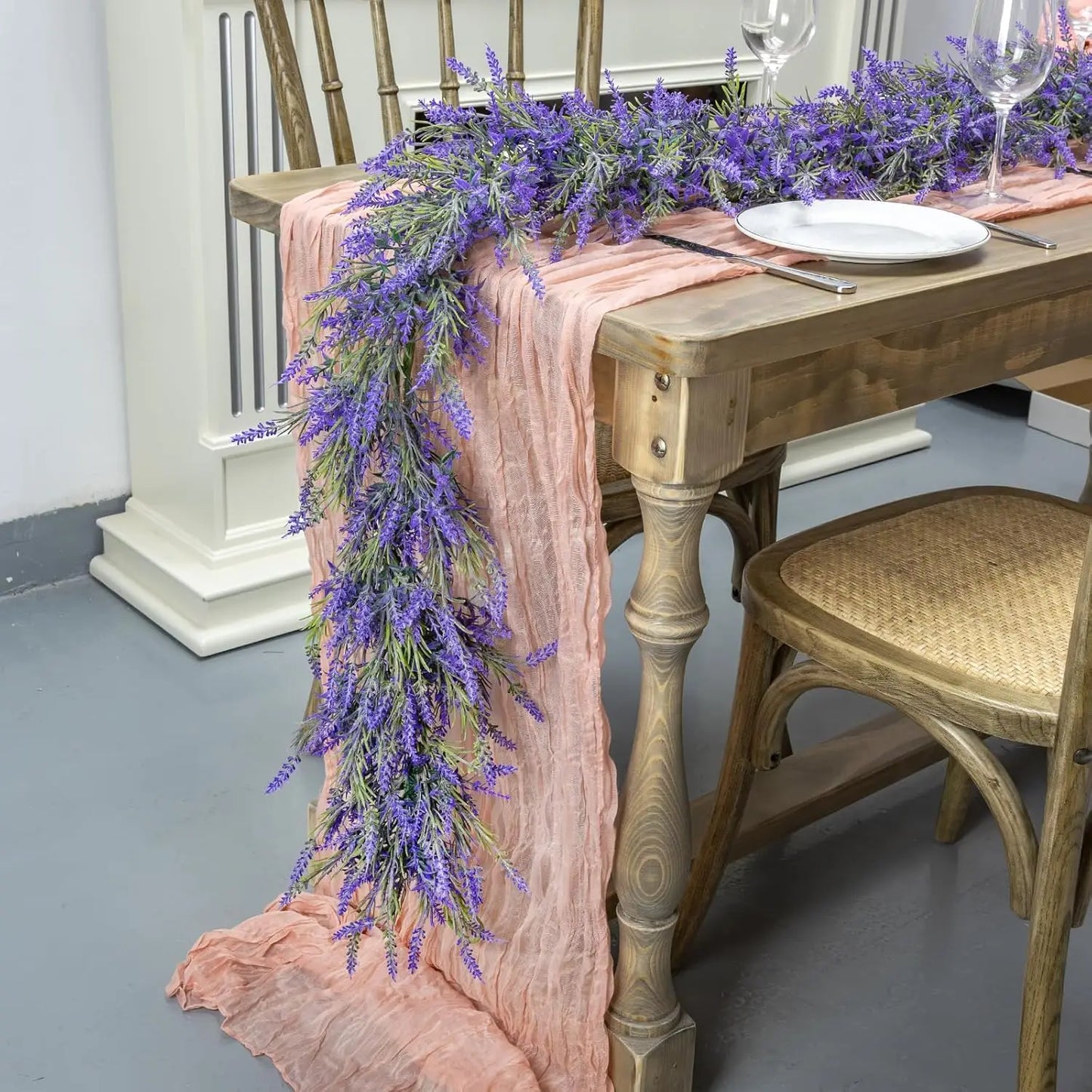 Flower 6.5FT Artificial Lavender Garland