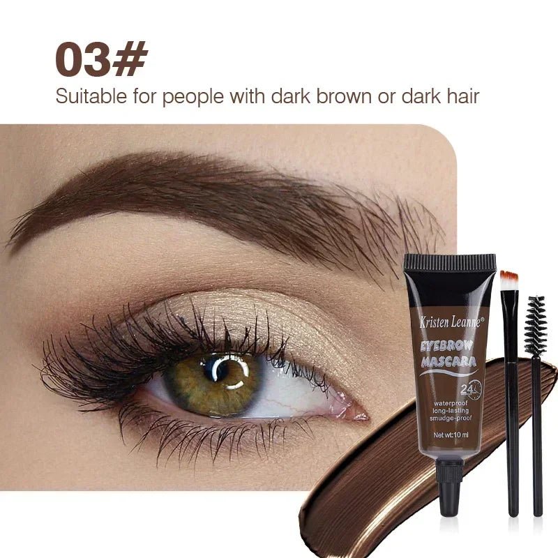 4-Color Waterproof Eyebrow Cream