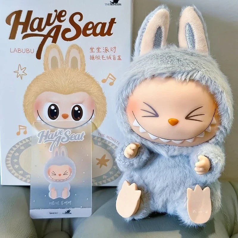 Labubu 2nd Gen Sitting Plush Keychain