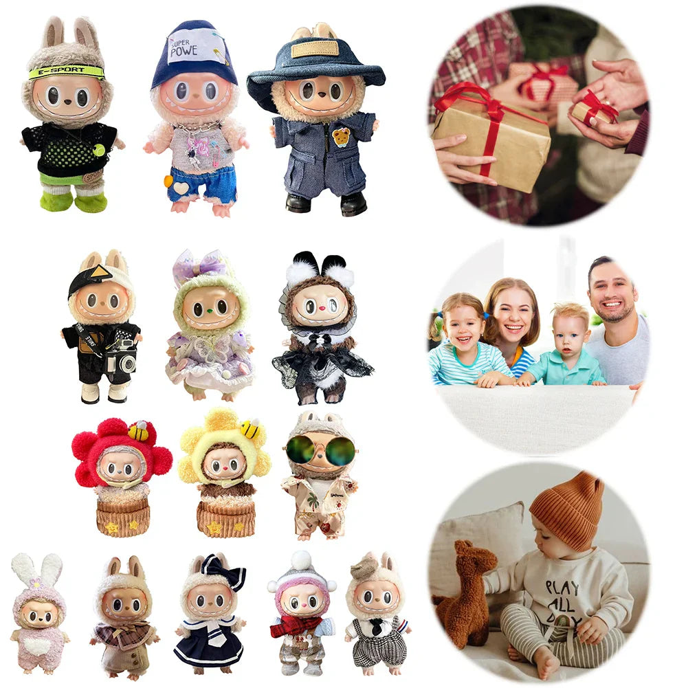 Labubu Mini Doll Clothes Accessories
