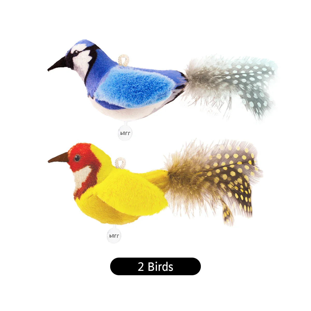 Realistic Chirping Bird Cat Toy