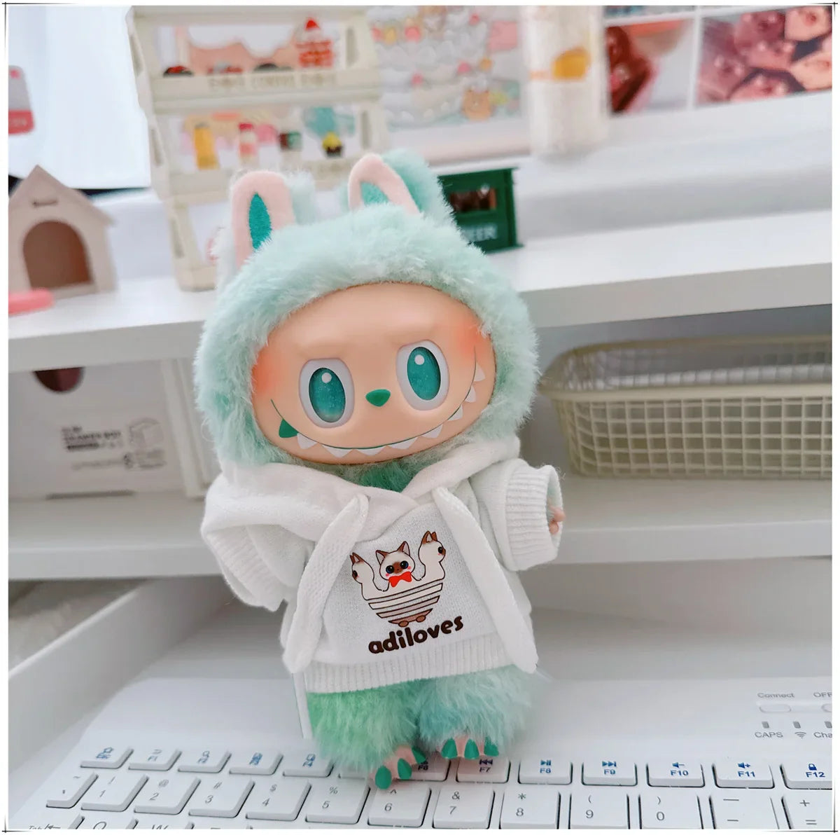 MINISO Labubu Korean Hoodie Outfit Set