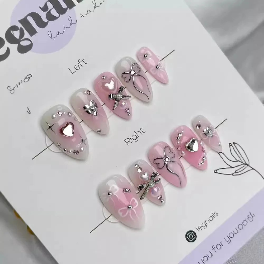 24Pcs Sweet Press-On Nail Set