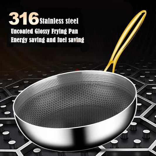 Non-Stick Stainless Steel Skillet