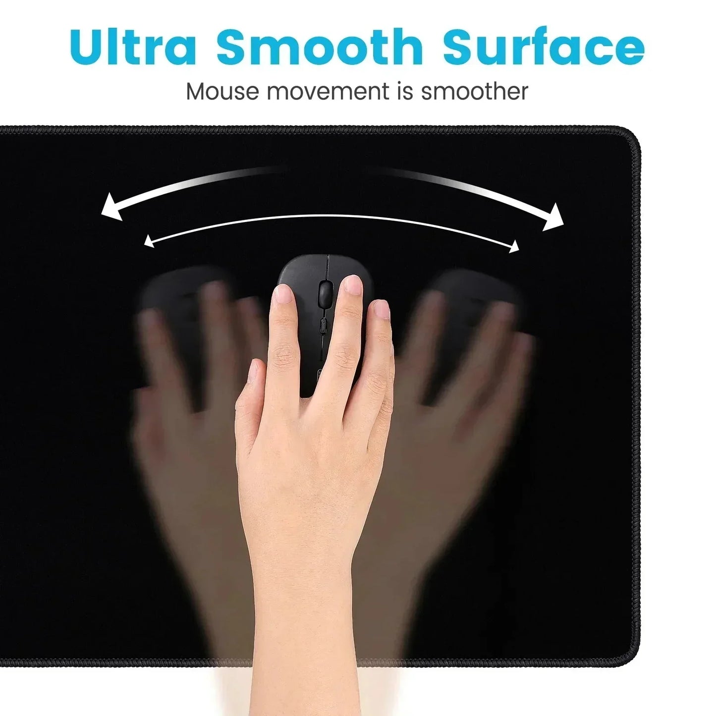 Kawaii Black Kitten Mousepad