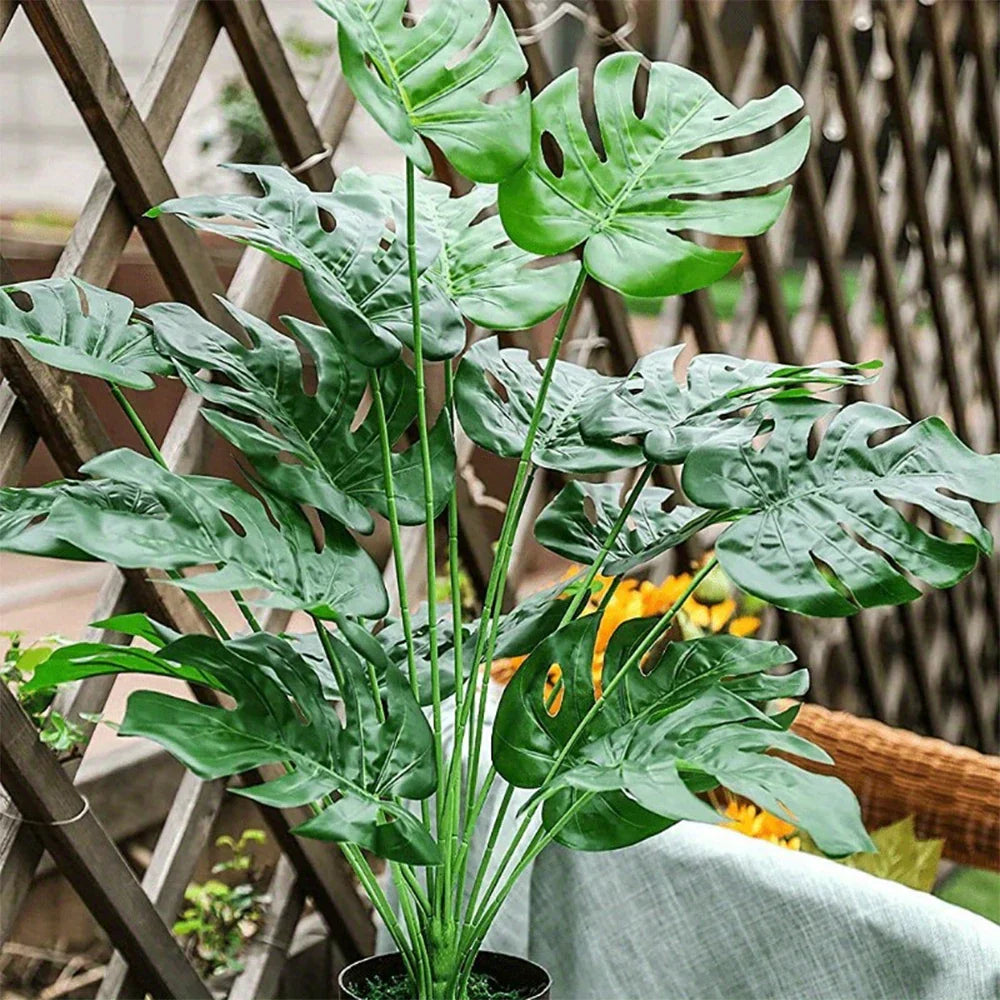 Artificial Monstera Green Plant