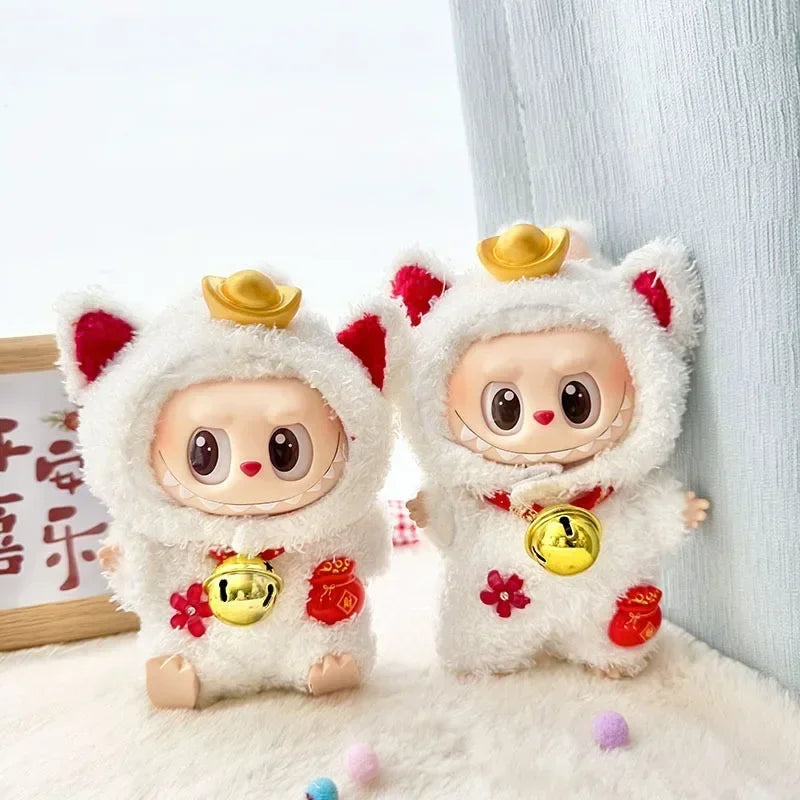 Labubu Lucky Cat Outfit Set