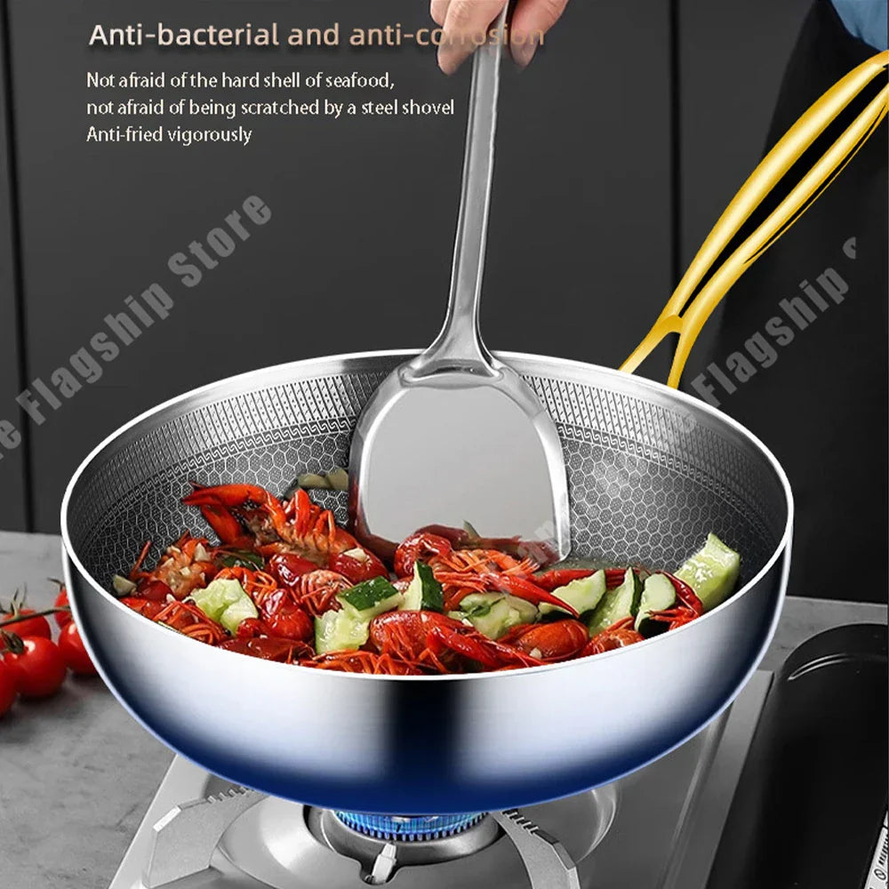 Non-Stick Stainless Steel Skillet