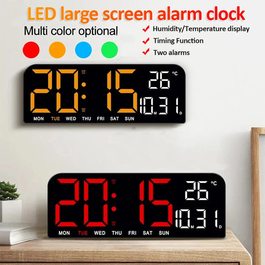 Large LED Digital Wall Clock