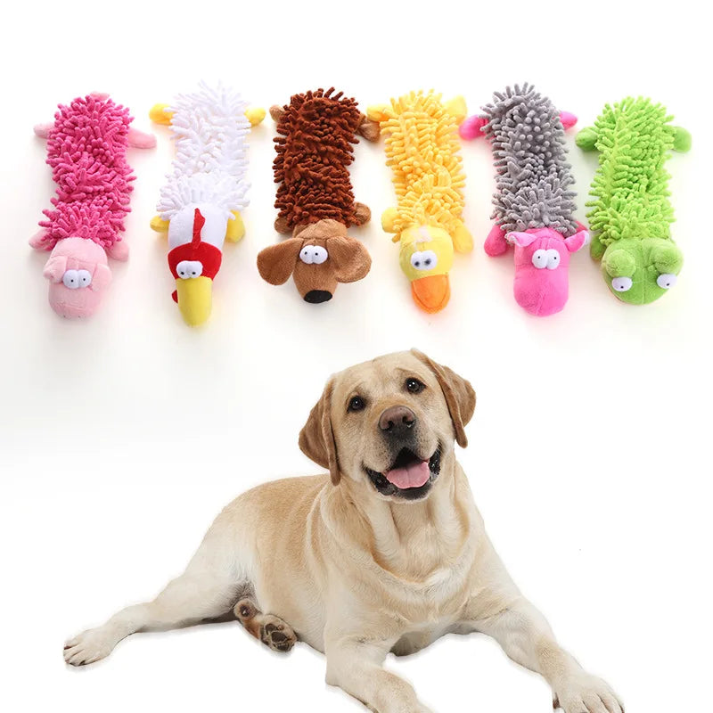 Plush Sound Dog Chew Toy