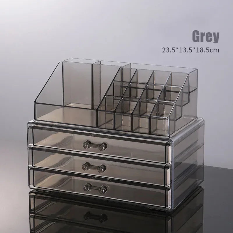 Acrylic Four-Drawer Makeup Organizer
