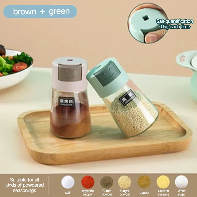 Press Control Seasoning Bottle